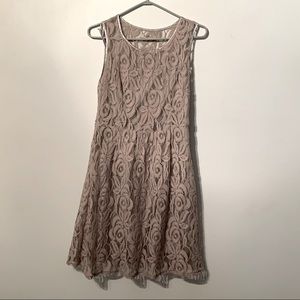 Grey Lace Dress